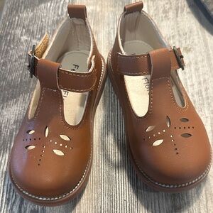 Classic Brown Kids Dress Shoes